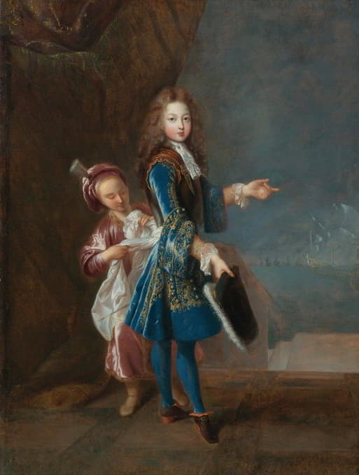 Jean-François de Troy - Portrait Of Louis Alexandre De Bourbon, Comte De Toulouse