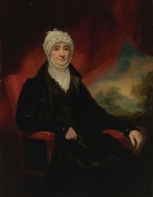 一位女士的肖像，据说是马里恩·科里·吉尔克里斯特夫人