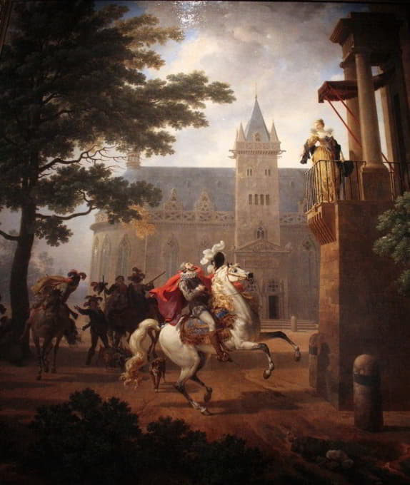 Nicolas-Antoine Taunay - Henri IV Caracolant