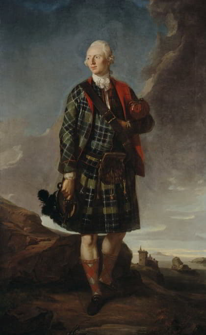 Sir George Chalmers - Sir Alexander Macdonald (Sir Alasdair MacDhòmhnaill Shlèite), 1744 – 1795. 9th Baronet of Sleat and 1st Baron Macdonald of Slate