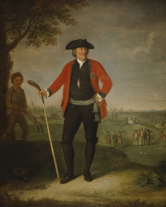 威廉·英格利斯，约1712-1792年。爱丁堡高尔夫球手荣誉的外科医生和队长