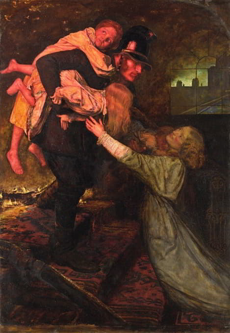 Sir John Everett Millais - The rescue