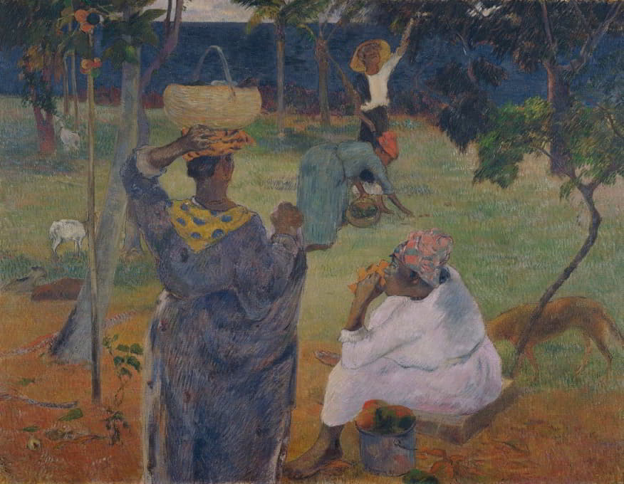 Paul Gauguin - Among the mangoes at Martinique