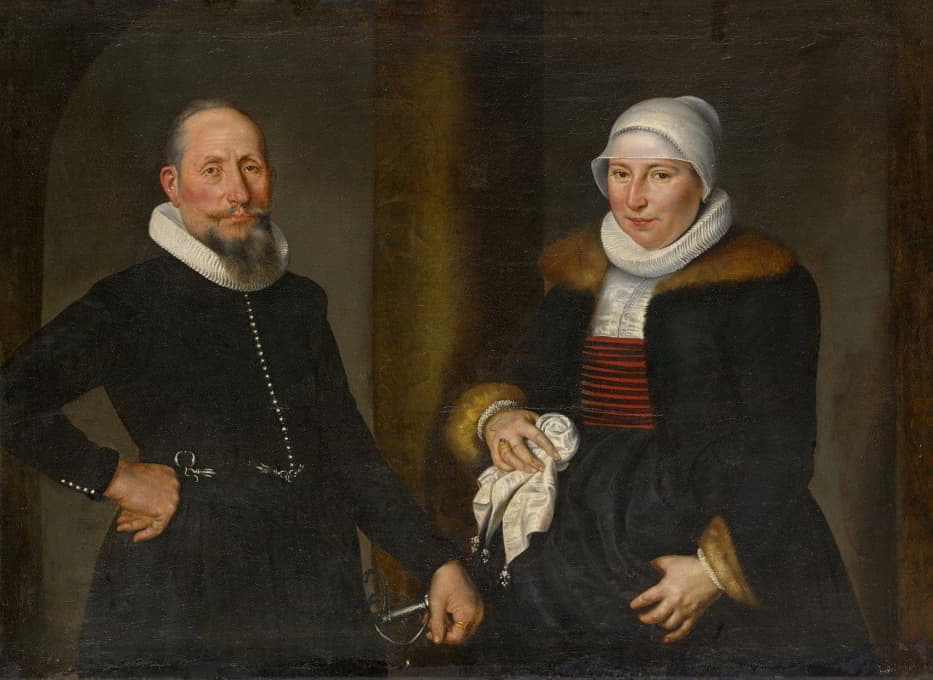 利恩哈德·吕泽尔曼和妻子玛格丽特·沃尼希的双画像