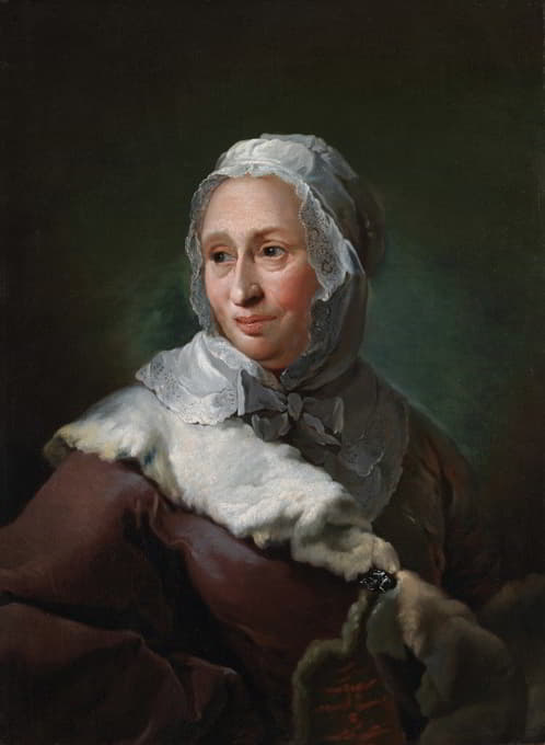 Carl Gustaf Pilo - Portræt af Elisabeth Marie Fabritius, født d’Abbestée