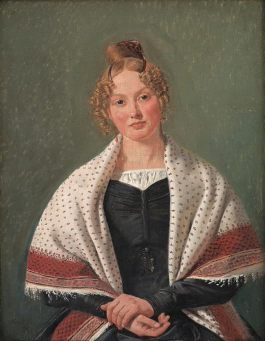 汉娜-万舍尔（Hanne Wanscher）的肖像，她叫韦格纳（Wegener）