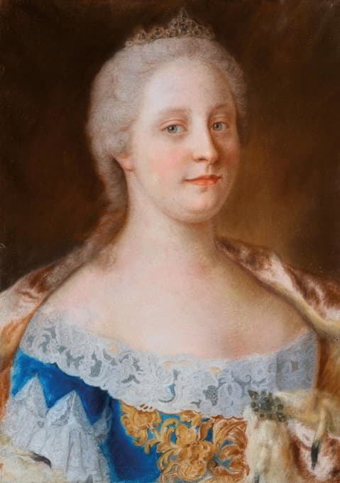 Habsburg Court Painter - Portrait Of Maria Theresia Of Austria