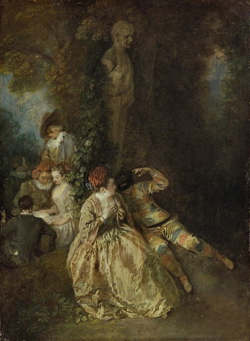 Jean-Antoine Watteau - Voulez vous triompher des Belles