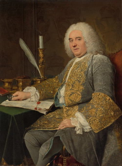 维也纳条约签署时让·加布里埃尔·杜泰尔的肖像