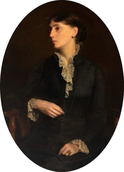 Oliver Ingraham Lay - Portrait of Fidelia Bridges