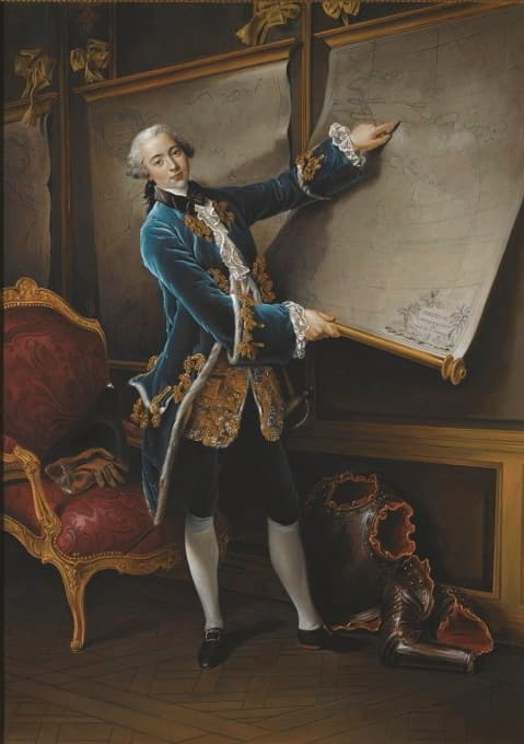 Barrington Bramley - The Comte De Vaudreuil (1740 – 1817), Aged 18