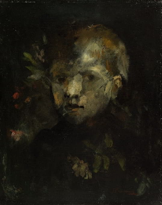 查尔斯·卡佩奥三岁时的肖像