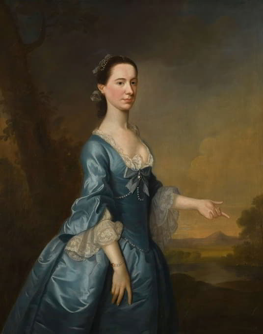 Joseph Samuel Webster - Portrait of Mrs Hannah Maria Edmunds, Née Offley