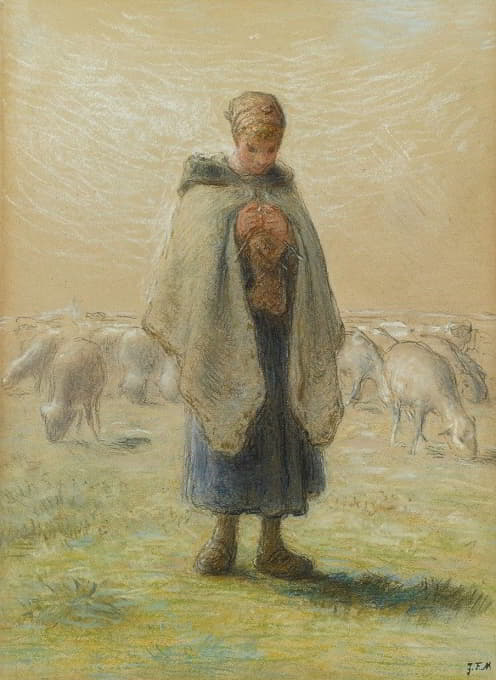 针织小牧羊女