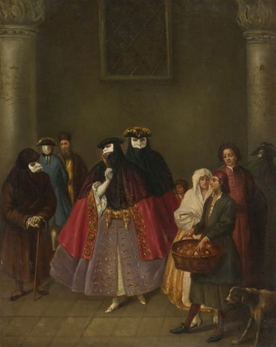 Pietro Longhi - Meeting of the Dominoes