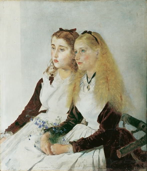 艺术家伊丽莎白和玛雅的侄女