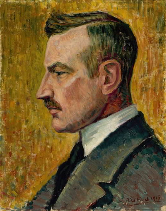 Alfred William Finch - Portrait of Artist Magnus Enckell