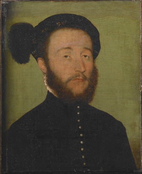 Corneille de Lyon - Portrait of René du Puy du Fou