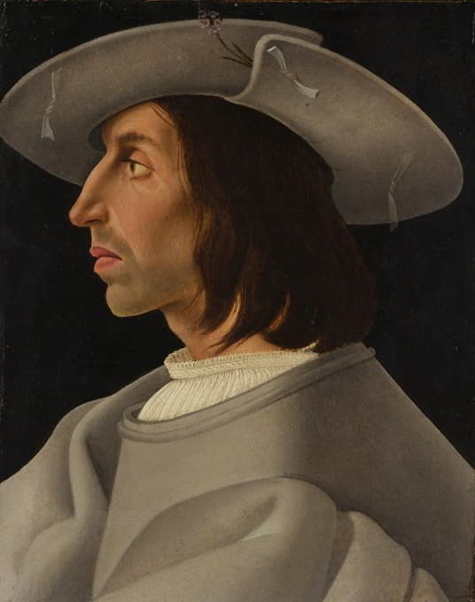 Anonymous - Portrait of a Man in Profile