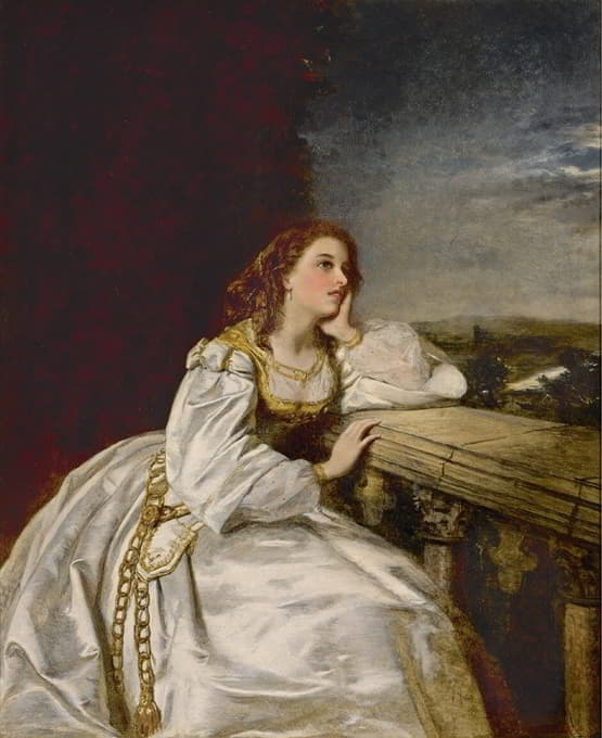 William Powell Frith - Juliet,’O that I were a Glove upon that Hand’