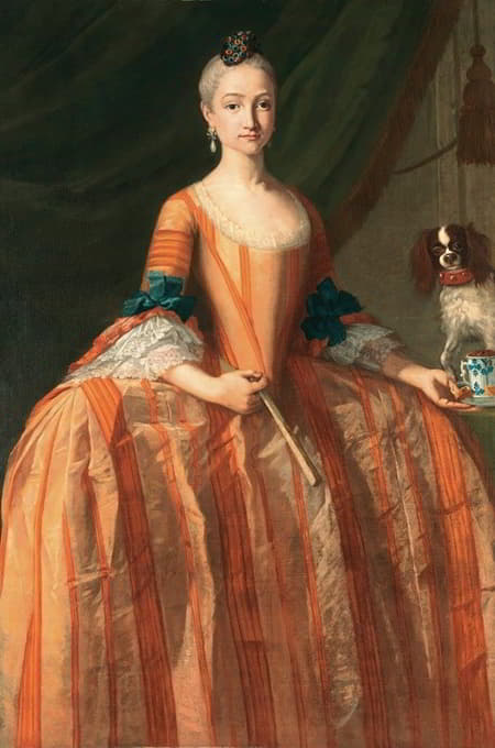 Giuseppe Bonito - Portrait Of The Infanta Maria Josefa De Borbón (1744-1801)