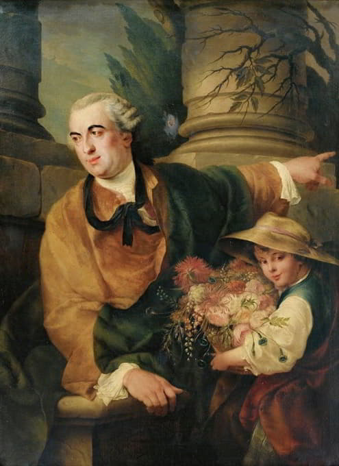 查尔斯·克劳德·弗拉豪特·德拉比尔德里肖像，安吉维勒伯爵（1730-1810）