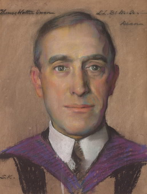 托马斯·W·斯旺法学学士，斯特林法学教授，1922年-