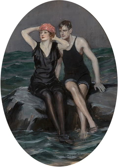 Clarence F. Underwood - Swimmers