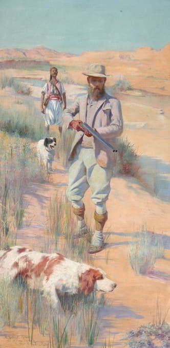 Charles James Theriat - Hunter in North Africa