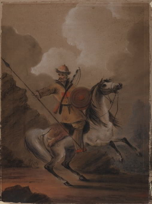 Aleksander Orłowski - Circassian on a horse