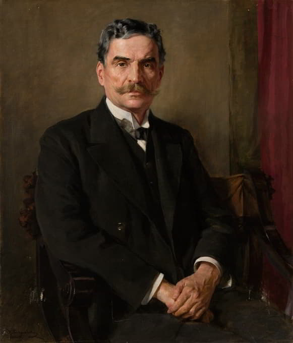 Kazimierz Pochwalski - Portrait of Józef Pakies