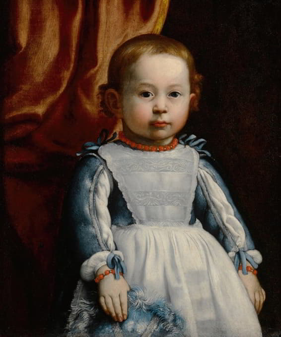 Alessandro Mattia da Farnese - Portrait of Prince Augusto Chigi, age 21 months