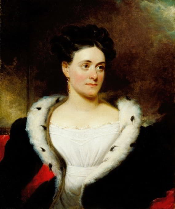 Henry Inman - Portrait of Mrs. James W. Wallack