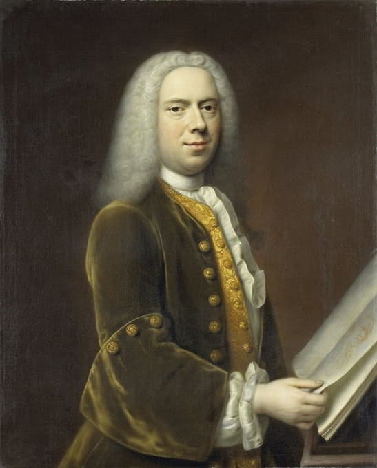 一个人的肖像，可能是科内利斯士兵（1696-1750）