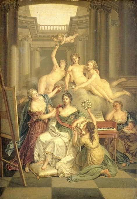普鲁士的弗雷德里卡·索菲亚·威廉敏娜（1751-1820）。威廉五世王子的妻子，在艺术殿堂