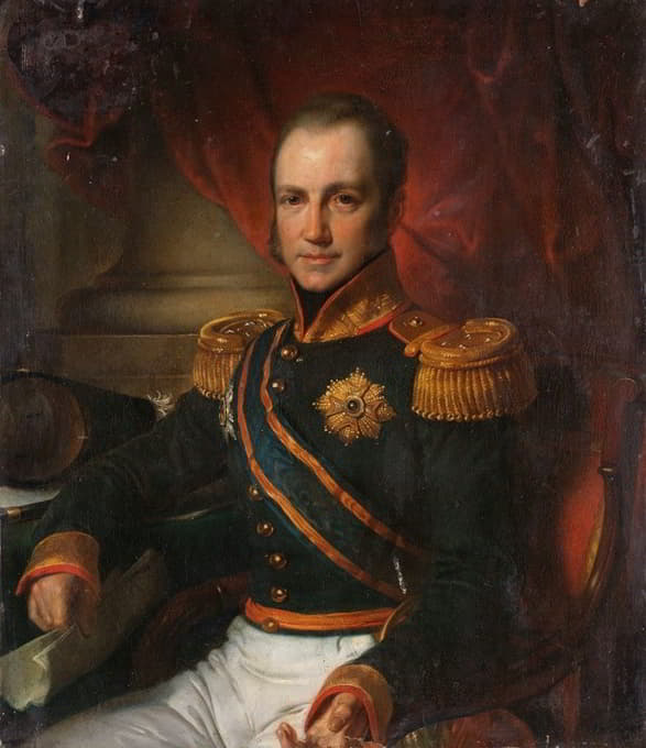 Cornelis Kruseman - Portrait of Godart Alexander Gerard Philip, Baron van der Capellen, Governor-General of the Dutch East Indies