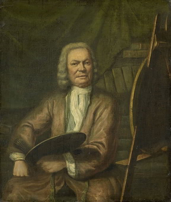 Cornelis Wever - Portrait of Jan Maurits Quinkhard, Painter