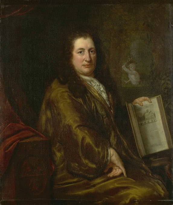 卡斯帕·科梅林的肖像，书商、报纸出版商和1693年《阿姆斯特丹官方史》的作者