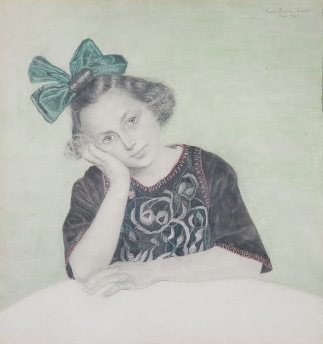 Franz von Matsch - Bildnis eines Mädchens
