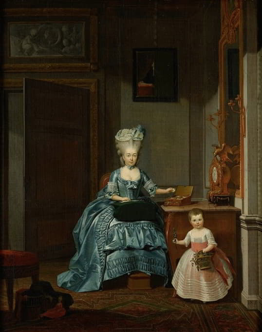 Susanna van Collen n é e Mogge and her daughter