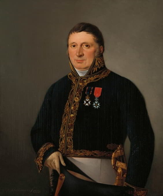 Izaak Schouman - Portrait of Inspector-General A.F. Goudriaan
