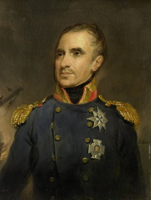 Jonkheer Theodorus Frederik van Capellen（1762-1824），1816年，阿尔及尔附近荷兰中队的副司令兼指挥官