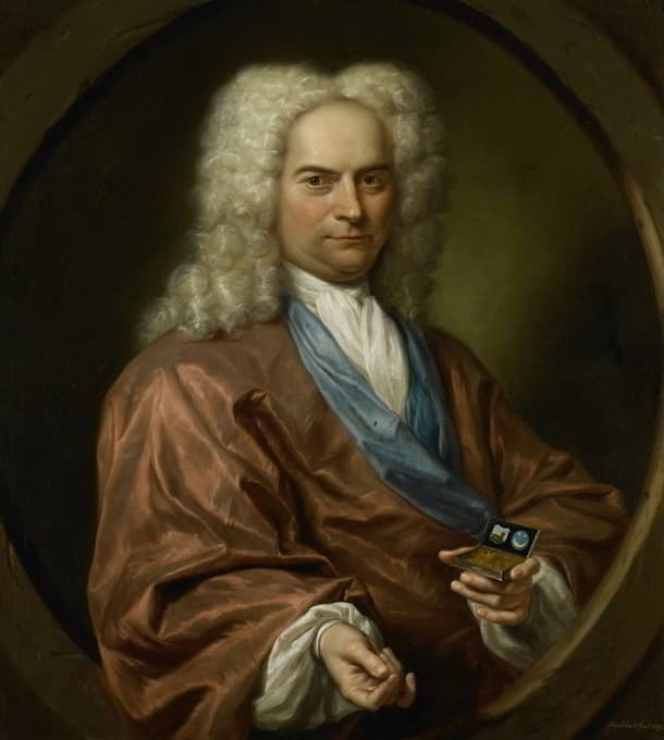 门诺派德雷珀大卫·列乌（1682-1755）肖像