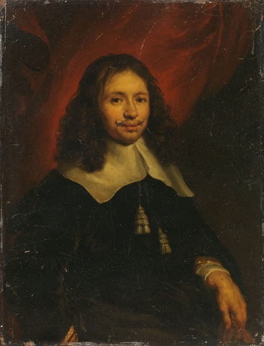 Jan van Noordt - Portrait of Dionijs Wijnands, Merchant in Amsterdam