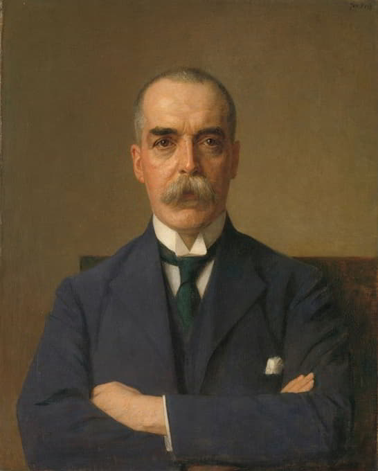 Jan Veth - Portret van Isaac de Bruijn (1872-1953)
