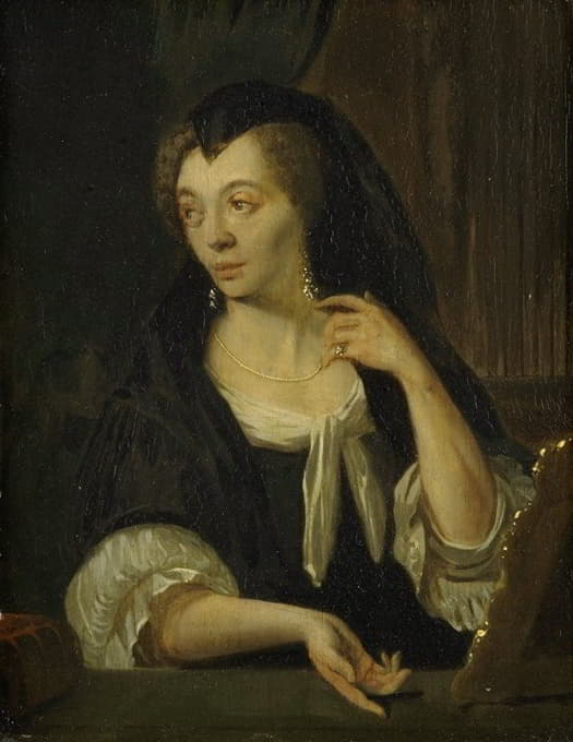 安娜·德·胡格（1645-1717）。画家的第四任妻子