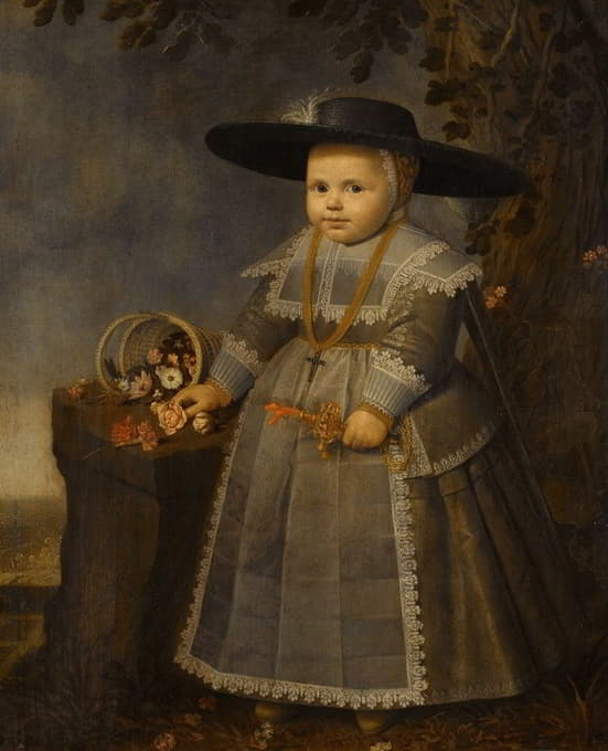 Willem van der Vliet - Portrait of a little Boy