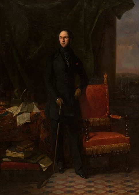 路易·安托万·加尼尔·帕格斯肖像（1803-1878）