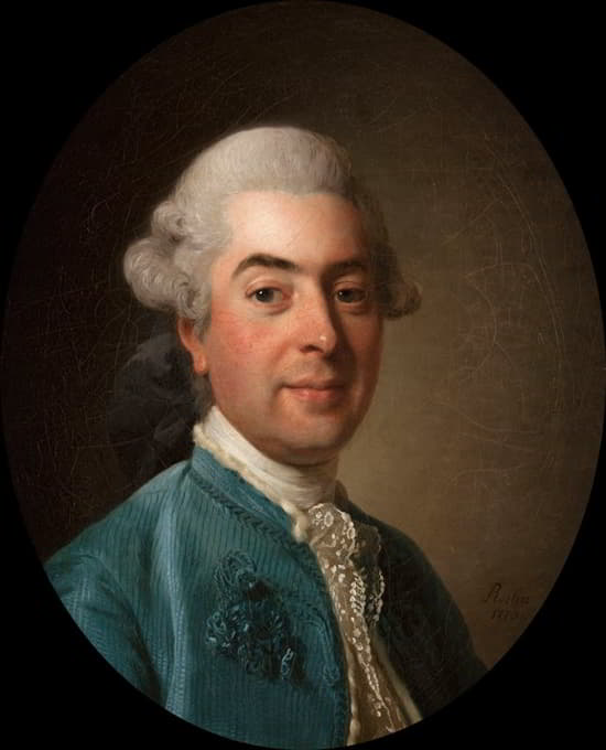 查尔斯·马林（Charles Marin）的肖像画（1736-1790）