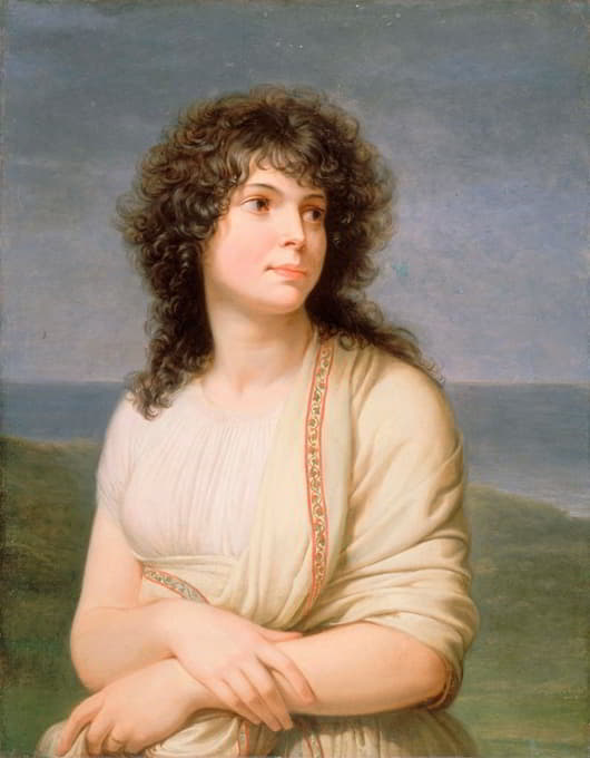 哈梅林夫人的肖像画，出生于富有的洛米尔·拉格拉夫（1776-1851）